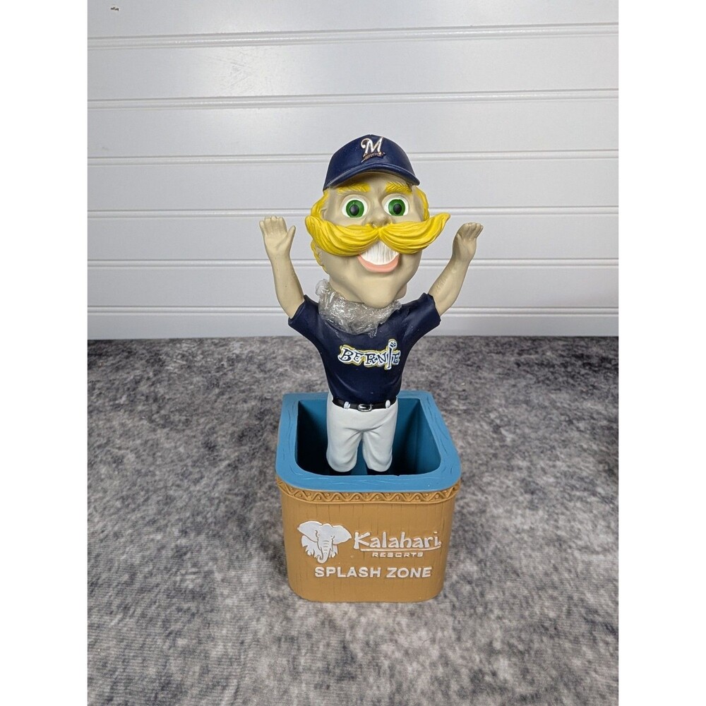 2010 MILWAUKEE BREWERS BERNIE BREWER KALAHARI RESORTS BOBBLE HEAD - Picture 1 of 8